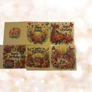 Diamond Art Birthday Cards